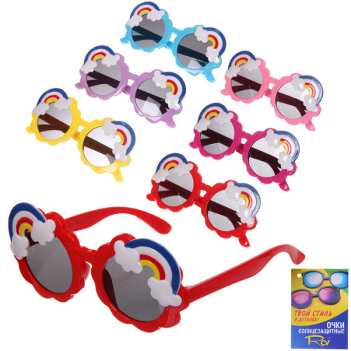 Очки солнцезащитные детские "Sunny Kids - Raduga", микс 6 цветов