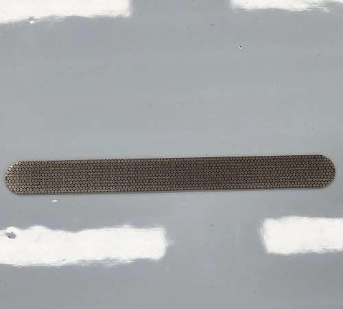 Пилка для маникюра с алмазным напылением "Ultramarine", цвет хром, 18*1,8см