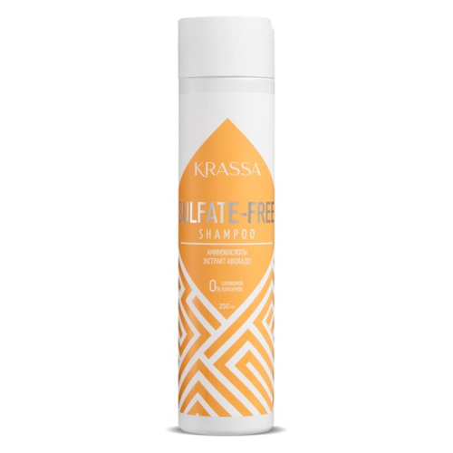 Шампунь для волос KRASSA Professional Sulfate-free  бессульфатный, 250мл