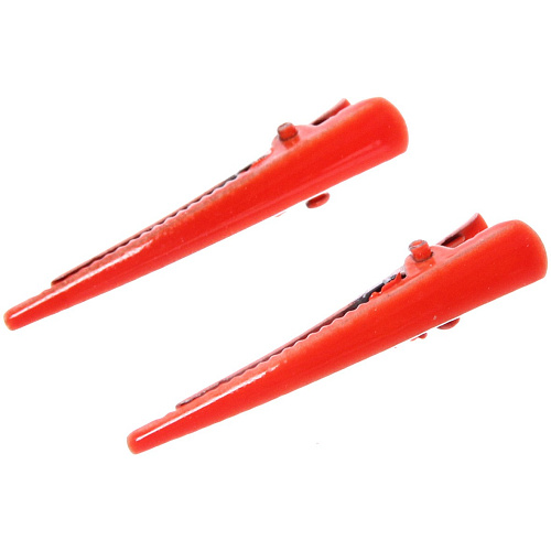 Зажим для волос 12шт Your Style - Неон, цвет микс, 4см_4