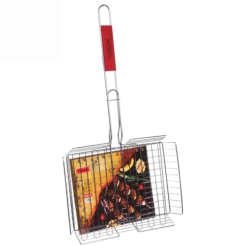 Решетка для гриля объемная 30*23 см (длина с ручкой 57 см)