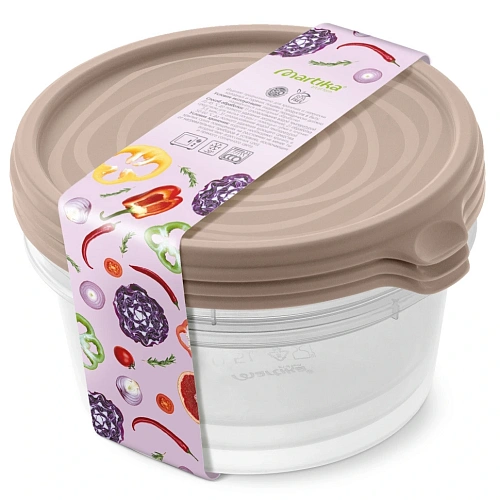 Контейнер "Сальваре" набор 3 шт 0,5л мокко С237МОКК