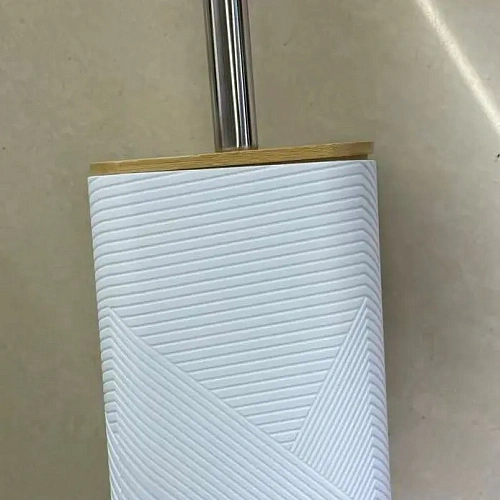 Ерш с высокой закрытой подставкой "Торонто" 39 см белый