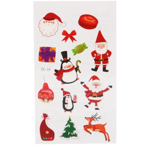 Наклейки новогодние "Зимнее веселье" 6,7*12 см