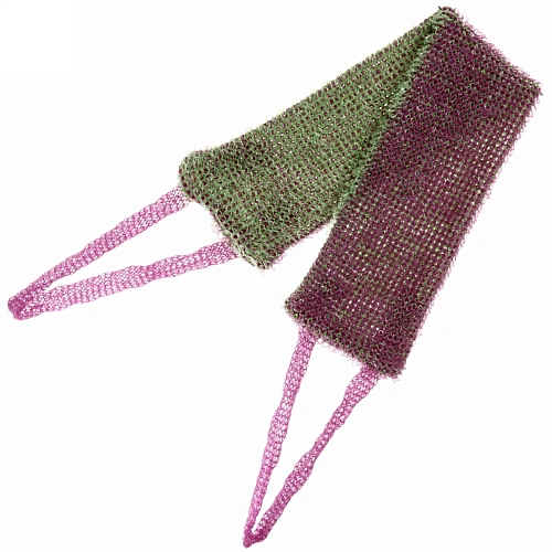 Мочалка для тела полипропиленовая Пояс банный, двусторонний, 5010см_4