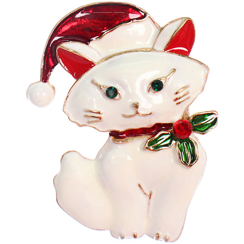 Значок "New Happy Bunny - Кошечка Искра", 4*3.2см