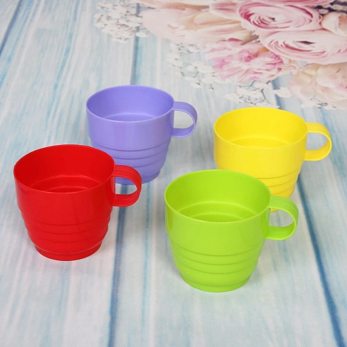 Кружка пластиковая 250мл в наборе 4шт, цвет микс_3