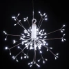 Гирлянда для дома на батарейках "Разряд молнии" 120 ламп LED, d - 20 см, 2 реж.,IP-20, (3хАА), Белый