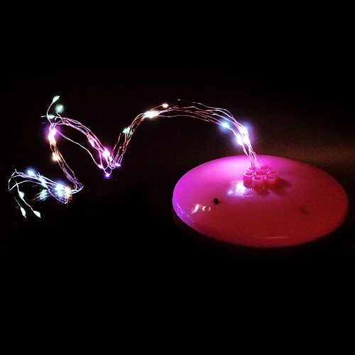 Подставка для шаров светящаяся Праздник (основа, 7 палочек с держателями)_8