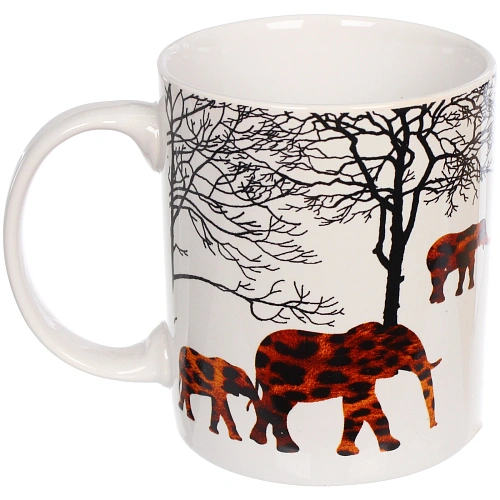 Кружка керамическая 330мл Сафари парк, микс рисунков_5