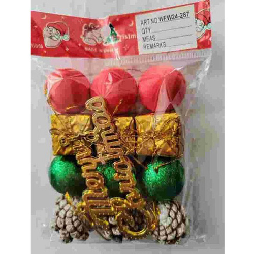 Набор украшений "Merry Christmas" 11*13 см  (набор 13 шт), микс