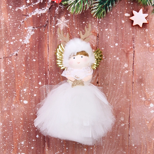 Подвеска Фея из сказки 14 см, белый_7