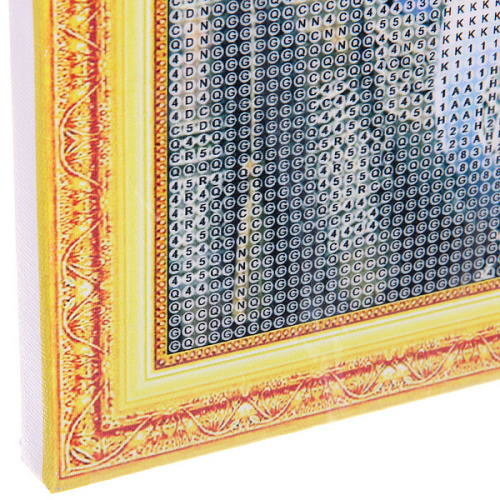 Алмазная мозаика на подрамнике с полным заполнением МИР ЯРКИХ КРАСОК, Букля у окна, 2030 см_7