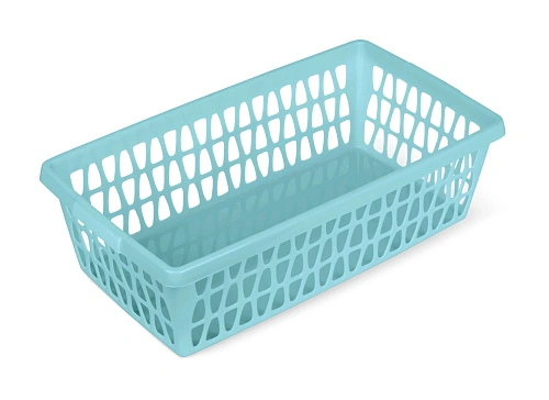 Корзина для хранения "Велетта", цвет бирюзовый, 25*14*7см
