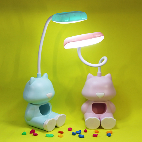 Светильник настольный Marmalade-Кот Томас LED 288,58см цвет зеленый USB_16