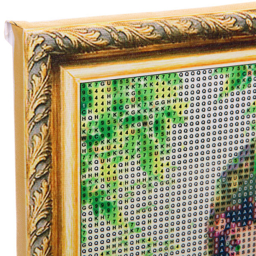 Алмазная мозаика на подрамнике с полным заполнением МИР ЯРКИХ КРАСОК, Харухи в лесу, 2030 см_8