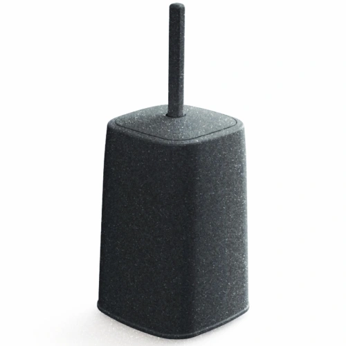 Ерш с высокой закрытой подставкой "Лофт" черный камень С637ЧК