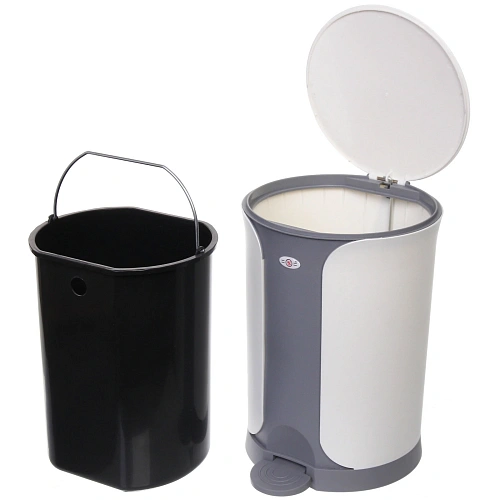 Контейнер для мусора с педальюDeco bin12л_4