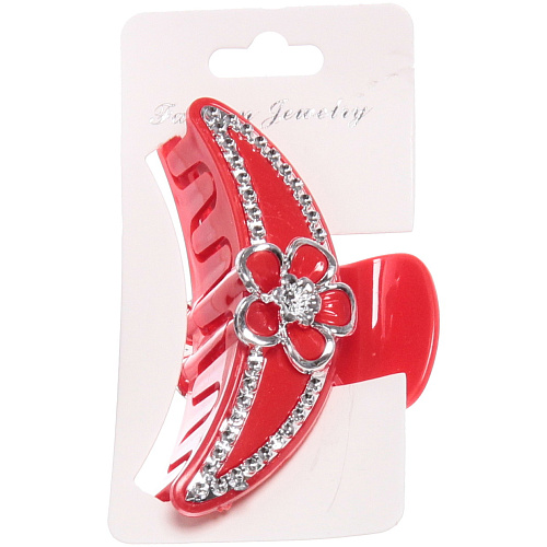 Заколка-краб для волос на блистере Emily Collection - Lili, микс 6 цветов, 7,5см _7