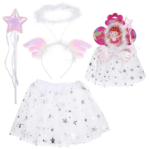 Карнавальны костюм "Звездное небо" (юбка,ободок,волшебная палочка)