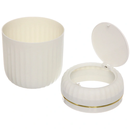 Контейнер для мусора круглый Velvet1,5л белый_4