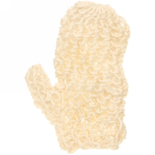 Мочалка-варежка для тела скрабирующая "Ultramarine-Пиллинг", сизаль, плотная крупная вязка, 23*12см✦