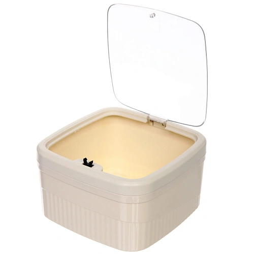 Контейнер для мусораСтайл1,6л молочный 163_3