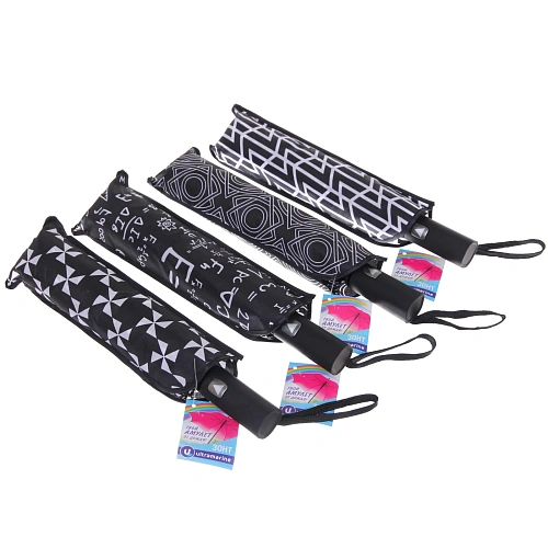 Зонт женский полуавтомат Тэлли, микс 4 цвета, 8 спиц, d-100см, длина в слож виде 30см_32