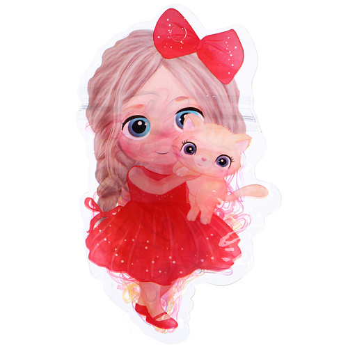 Резинки для волос детские силиконовые 200шт ФРАТТИ БУМ, Машенька с Котиком, 1795см_4