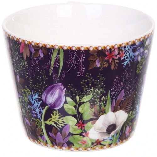 Чайный набор 4 предмета Цветочный сад (2 кружи 230мл+2 блюдца) _5