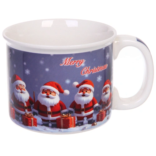 Бульонница керамическая 530мл Дед Мороз_3