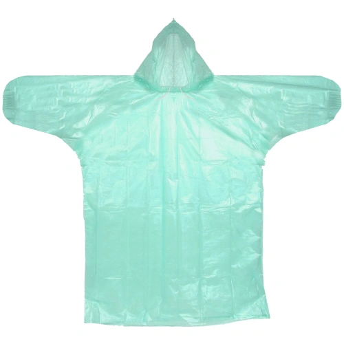 Дождевик "Классик" с капюшоном и завязками 20 Мкрн 115см зеленый ДоброСад