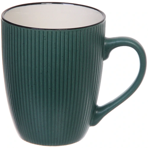 Кружка керамическая 360мл Полоски, микс цветов_4