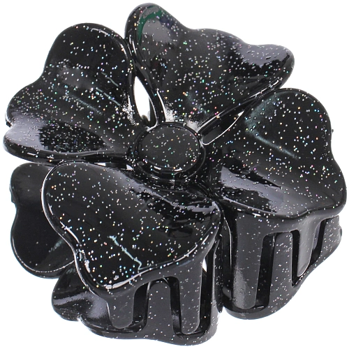 Заколка - краб для волос AKS - SALVATORE, микс 6 цветов, нежный цветок, 6,56,5см _8