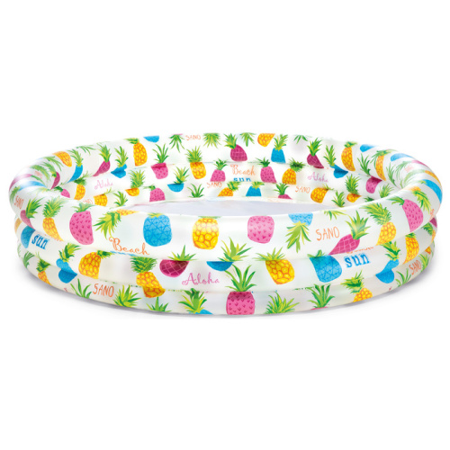 Бассейн надувной круглый 132*28 см Pineapple Splash Intex (59431NP)