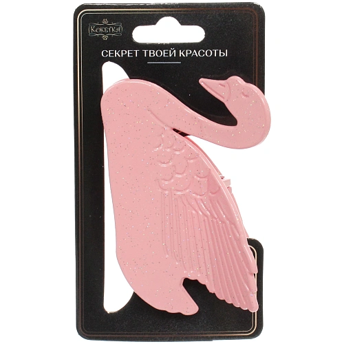 Заколка - краб для волос AKS - VIENTO, микс 6 цветов, прямоугольник, 85,5см _6