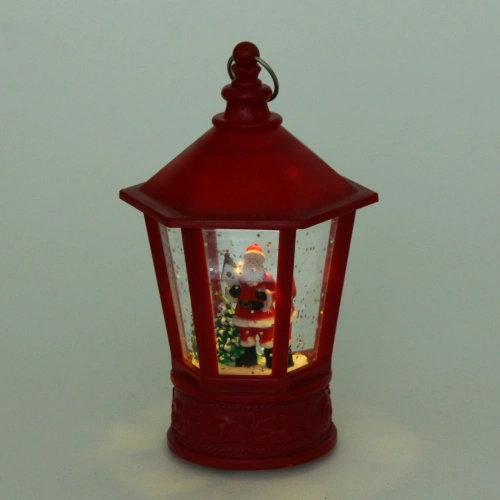Сувенир с подсветкой "Фонарь-Дед Мороз" 8*7*14 см