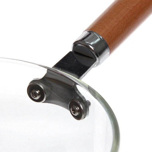 Кастрюля из боросиликатного стекла 2,5л Хай-Тек с деревянной ручкой_11