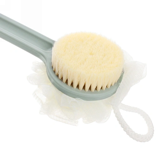 Мочалка массажная Франко на пластиковой ручке, размер мочалки 3611см,_4