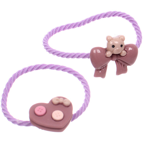 Расческа массажная детская и 2 резинки МИЛА, ромашка, цвет белый, 145,5см (пакет с подвесом)_4