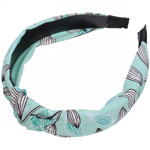 Ободок для волос Beauty Gallery - Leaves, ширина 2,8см, микс 6 цветов _3