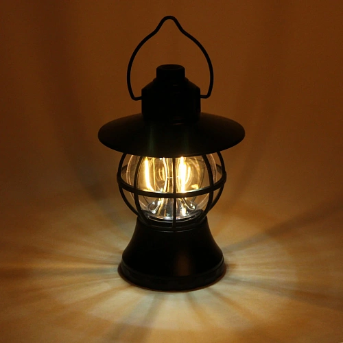 Фонарь кемпинговый подвесной 6 режимов 3LED+3TF, 1913 см 3хAA_13