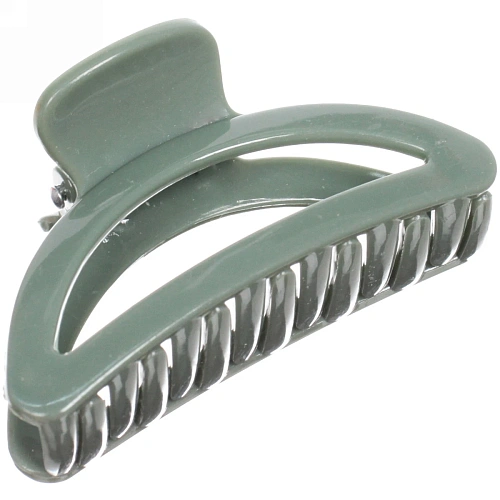 Заколка-краб для волос  на блистере Magic Gloss, трапеция, микс 6 цветов, 6,5см (Кокетка)_12