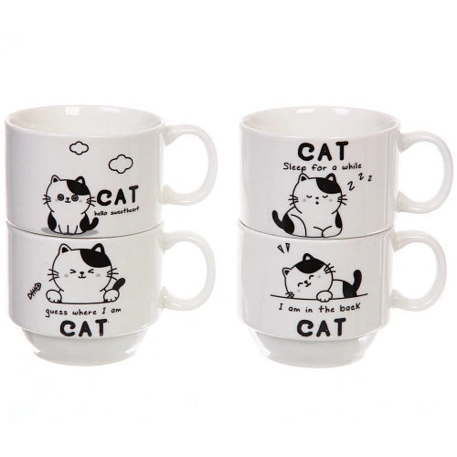Набор кружек на стойке 200мл Котята_5