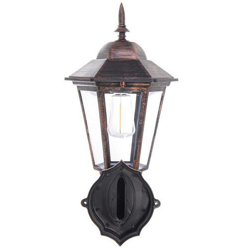 Фонарь садовый Огонь 381920 см, на солнечной батарее (свеч, теплый белый) 1 LED, 3 реж, датчик движ_6