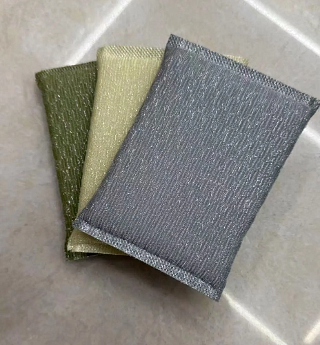 Губка для посуды универсальная 12*9*1.5 см, набор 3 шт 