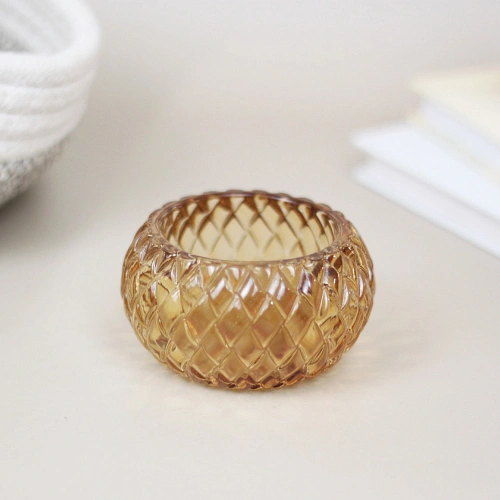 Подсвечник "Грация" 7,5*4,3 см, Янтарь