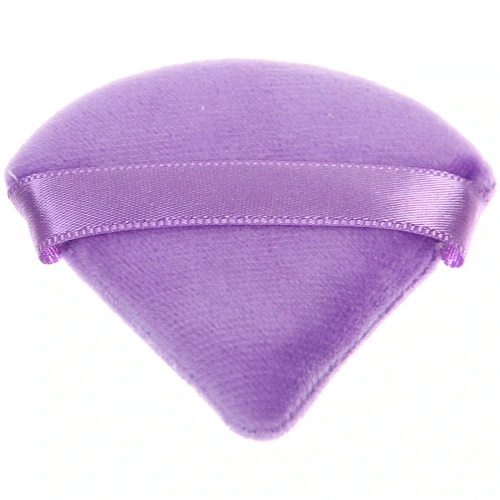 Пуховка-спонж для макияжа ЭФФЕКТО, капля, цвет фиолетовый, 43см_5