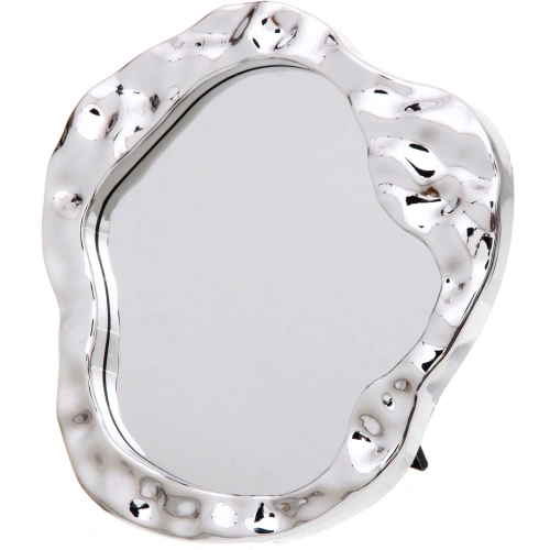 Зеркало настольное "ЭЛАНТРА", цвет хром, 21,5*20,5см