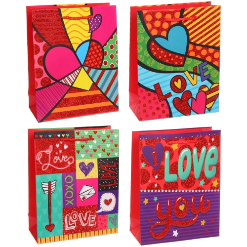 Пакет подарочный "LOVE" 18*23*8 см